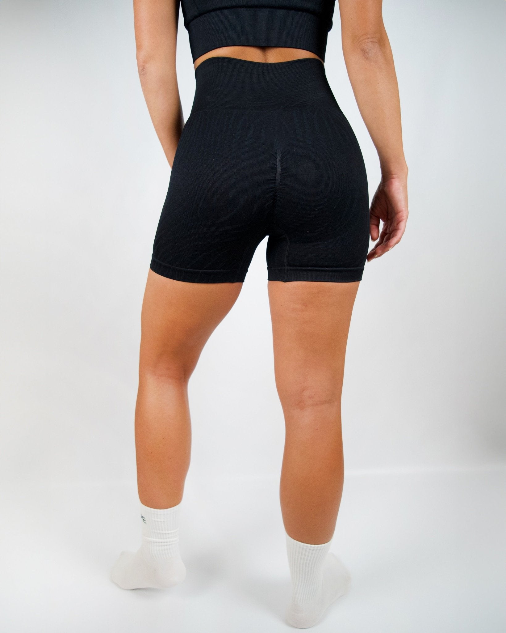 GYMSHAPE Black Tiger Shorts