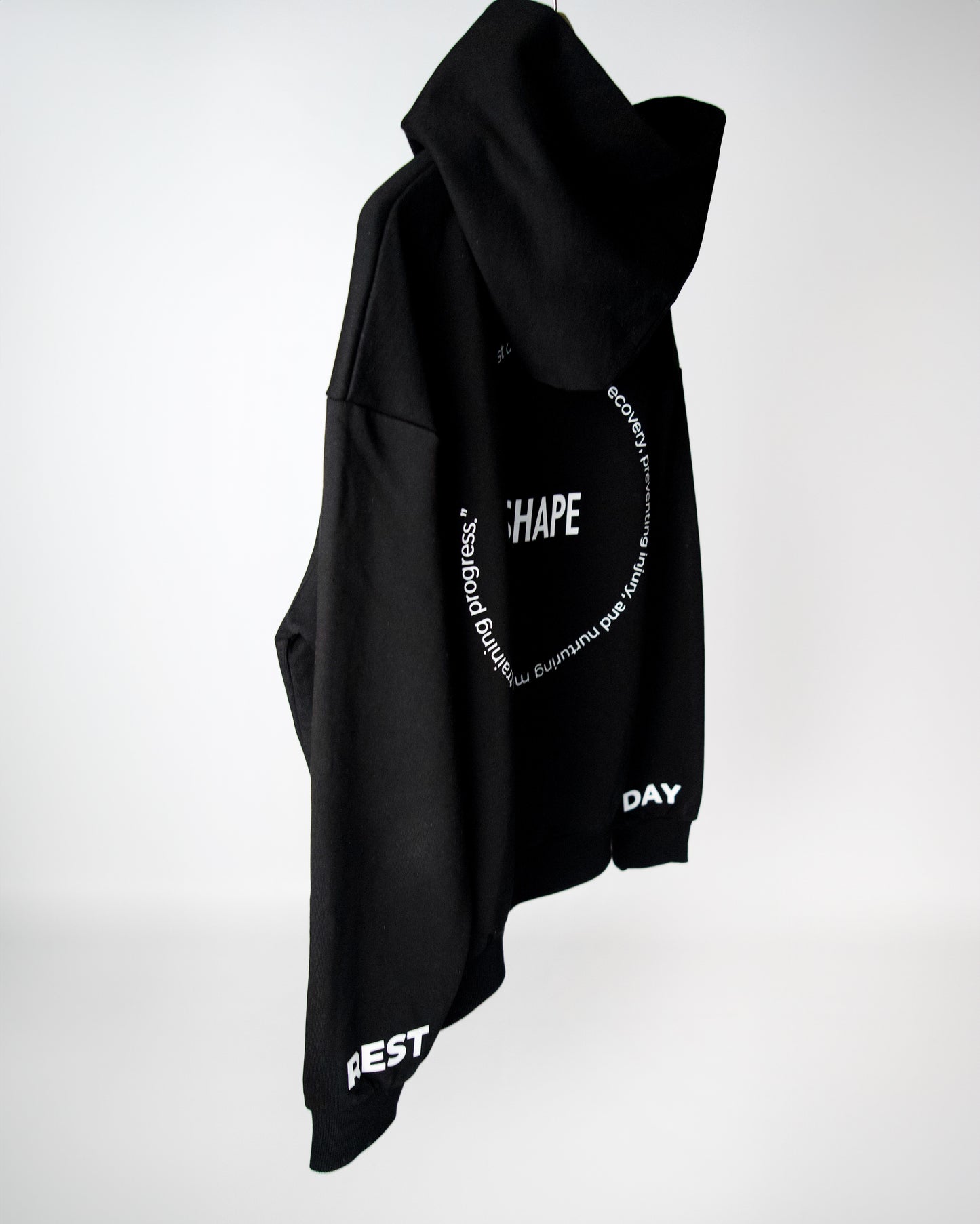 Black Recharge Hoodie (Unisex)