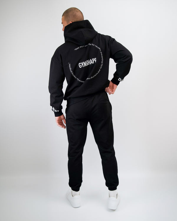 Black Recharge Hoodie (Unisex)