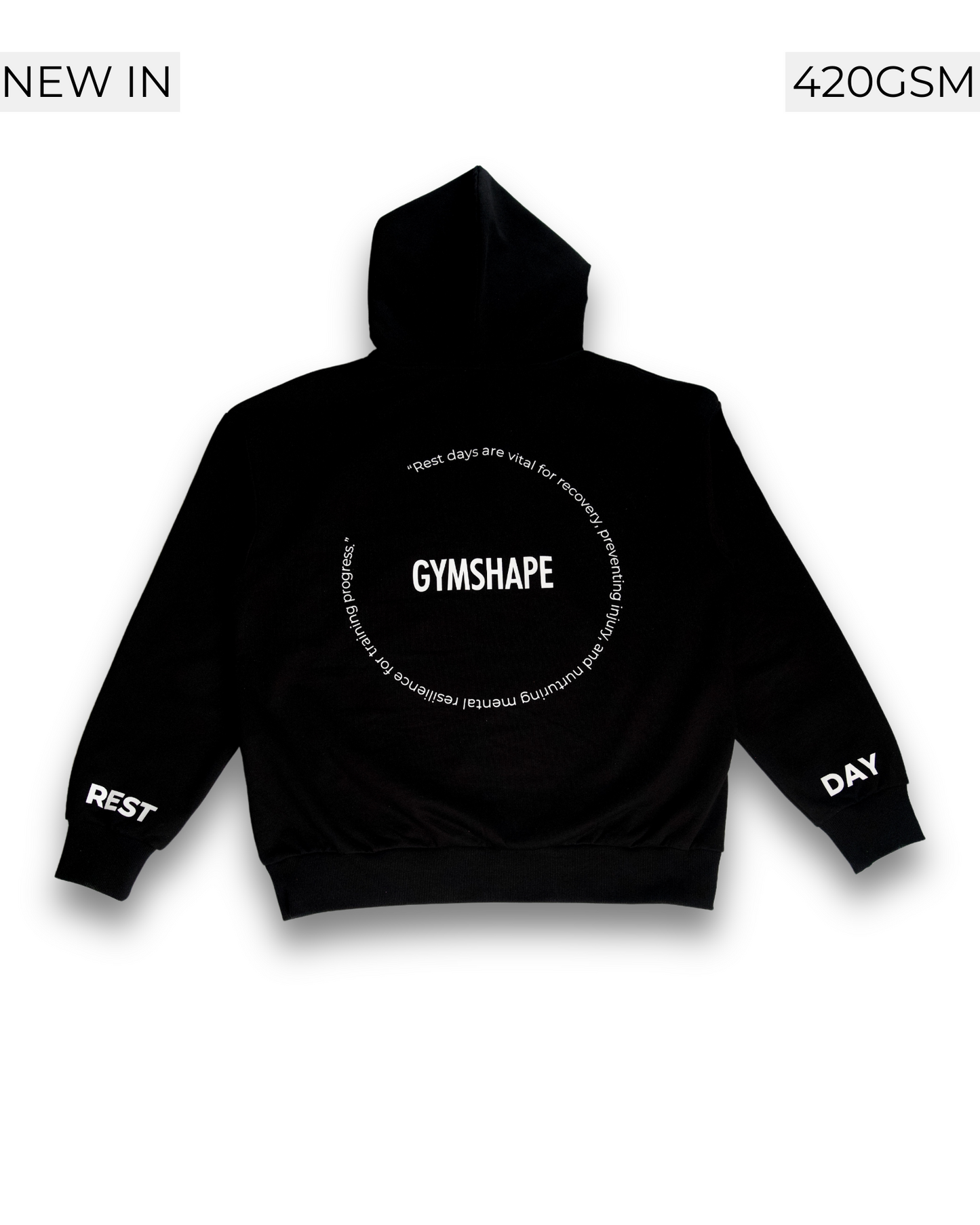 Black Recharge Hoodie (Unisex)