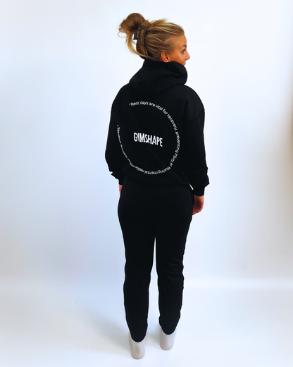 Black Recharge Hoodie (Unisex)